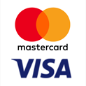 Visa, Mastercard – accepted payment methods